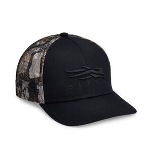 Sitka Men's Black Camo Mesh Back Cap